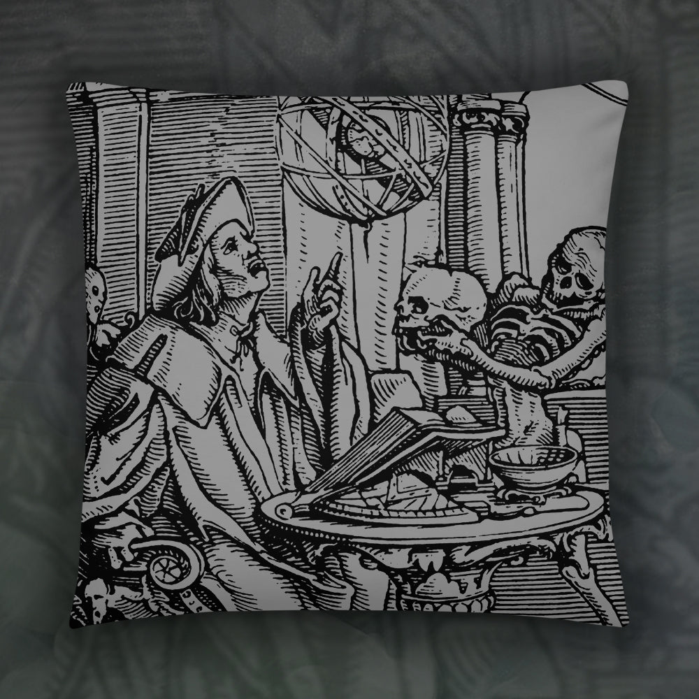 Death and the Astronomer - Throw Pillow