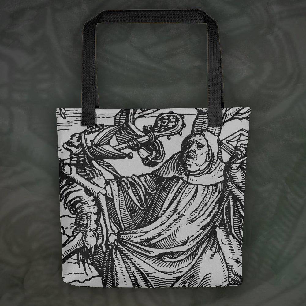 Death and the Priest - Tote Bag